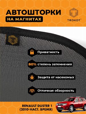 Renault Duster (1) (2010-наст.время) Внедорожник 5 дв. Комплект на передние двери STANDART